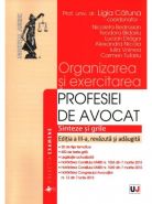 Organizarea si exercitarea profesiei de avocat | 2015