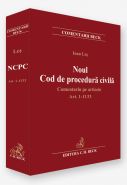 Noul Cod de procedura civila. Comentariu pe articole | Autor: Les Ioan