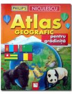 Atlas geografic pentru gradinita | Autori: David Wright, Rachel Noonan