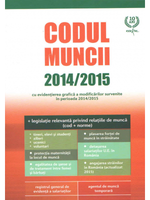 Codul muncii 2014-2015