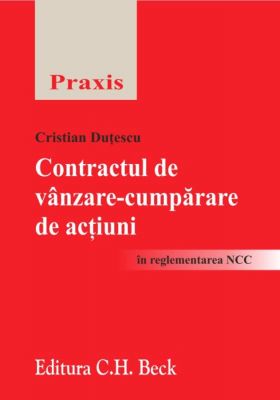 Contractul de vanzare-cumparare de actiuni in reglementarea NCC