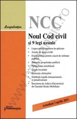 Noul Cod civil si 9 legi uzuale | Actualizare: 3 aprilie 2013