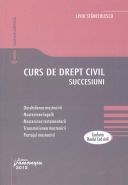 Curs de drept civil. Succesiuni | Conform Noului Cod civil