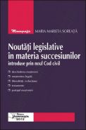 Noutati legislative in materia succesiunilor introduse prin Noul Cod civil | Autor: Maria Marieta Soreata