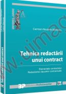 Tehnica redactarii unui contract. Elementele contractului. Redactarea clauzelor contractuale | Carte de: Carmen Nicoleta Barbieru