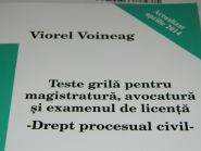 Teste grila pentru magistratura, avocatura si examenul de licenta - Drept procesual civil 2014
