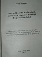 Teste grila pentru magistratura, avocatura si examenul de licenta - Drept procesual civil 2014